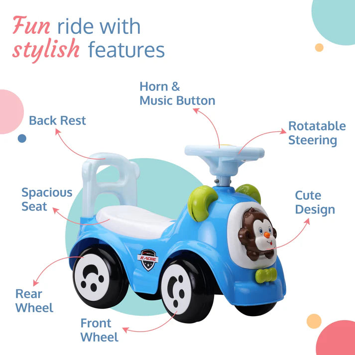 Kids Ride-on Toy Car - Monkey Theme | uSmile.toys" www.usmile.toys